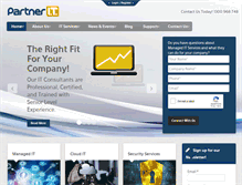 Tablet Screenshot of partnerit.com.au